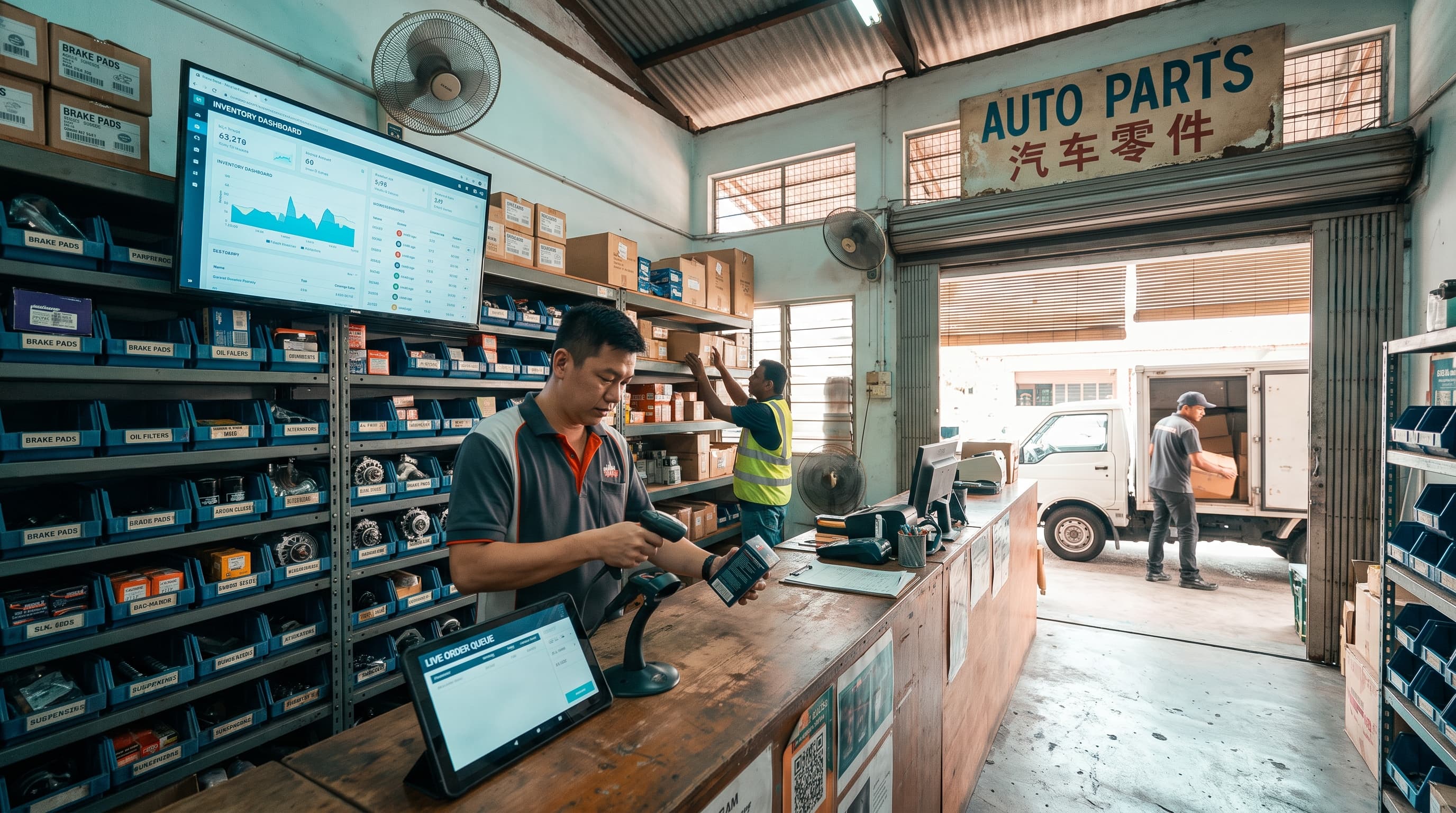 Case study: how a Taiping auto-parts shop cut dispatch time from 4 hours to 35 min