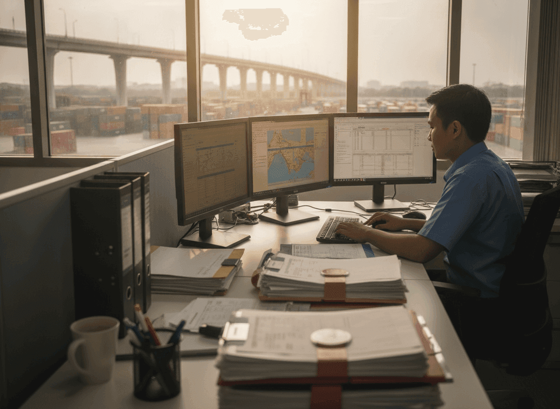 JB cross-border freight forwarder — Saves ~25 hours/week across the ops team