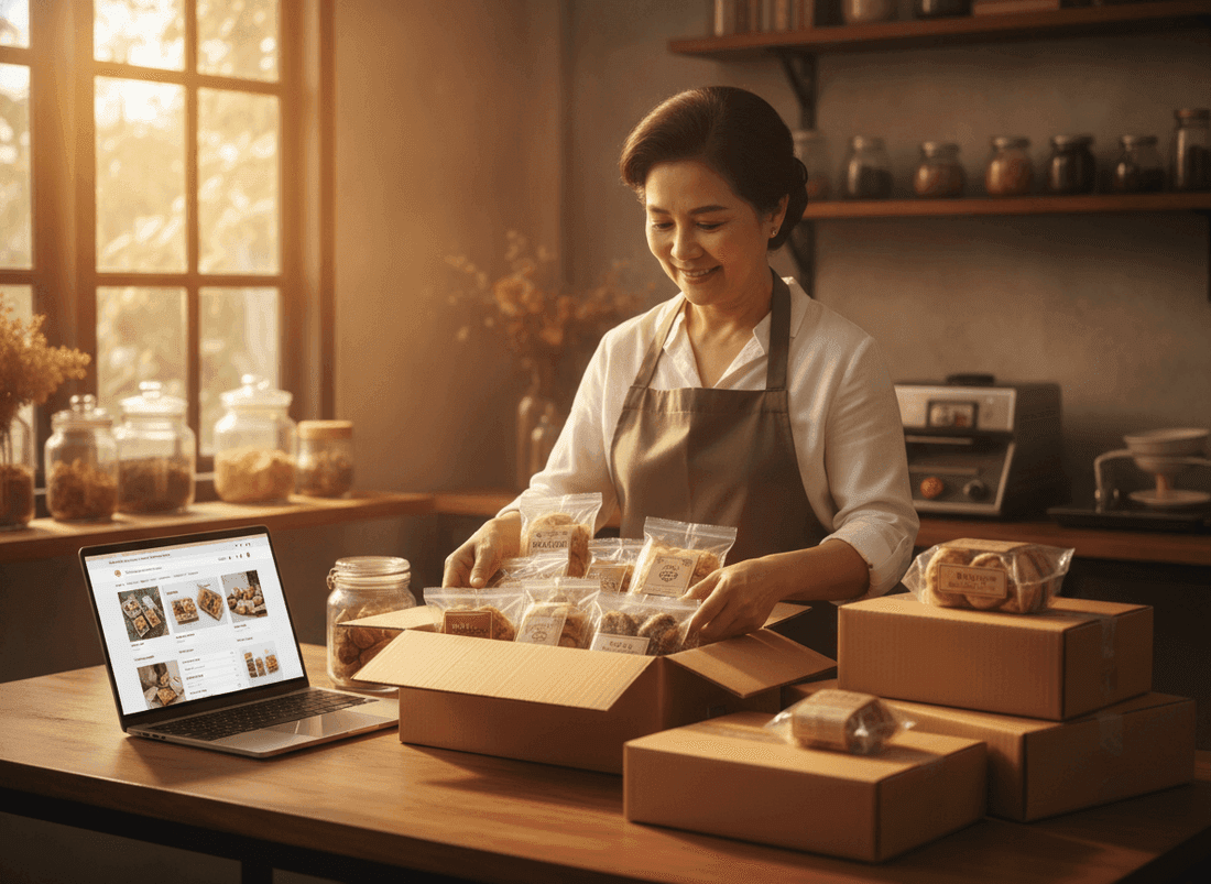 Penang specialty snack brand — New ~RM30k/month online channel