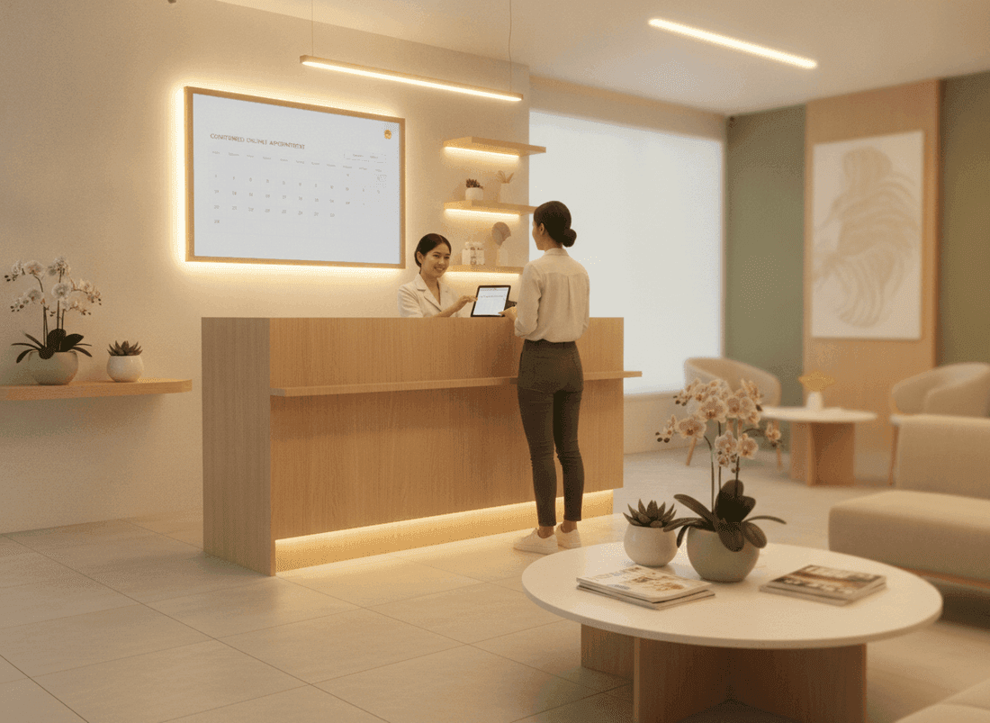 George Town aesthetic clinic — ~40% fewer no-shows