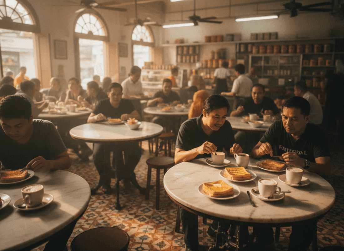 Ipoh kopitiam chain — Real-time multi-outlet view, waste down