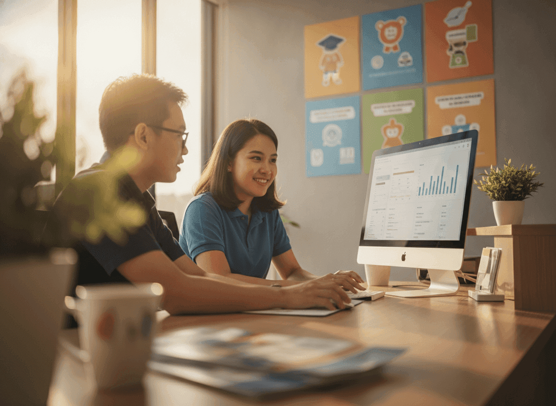 Subang education centre — 2 admin days/week saved