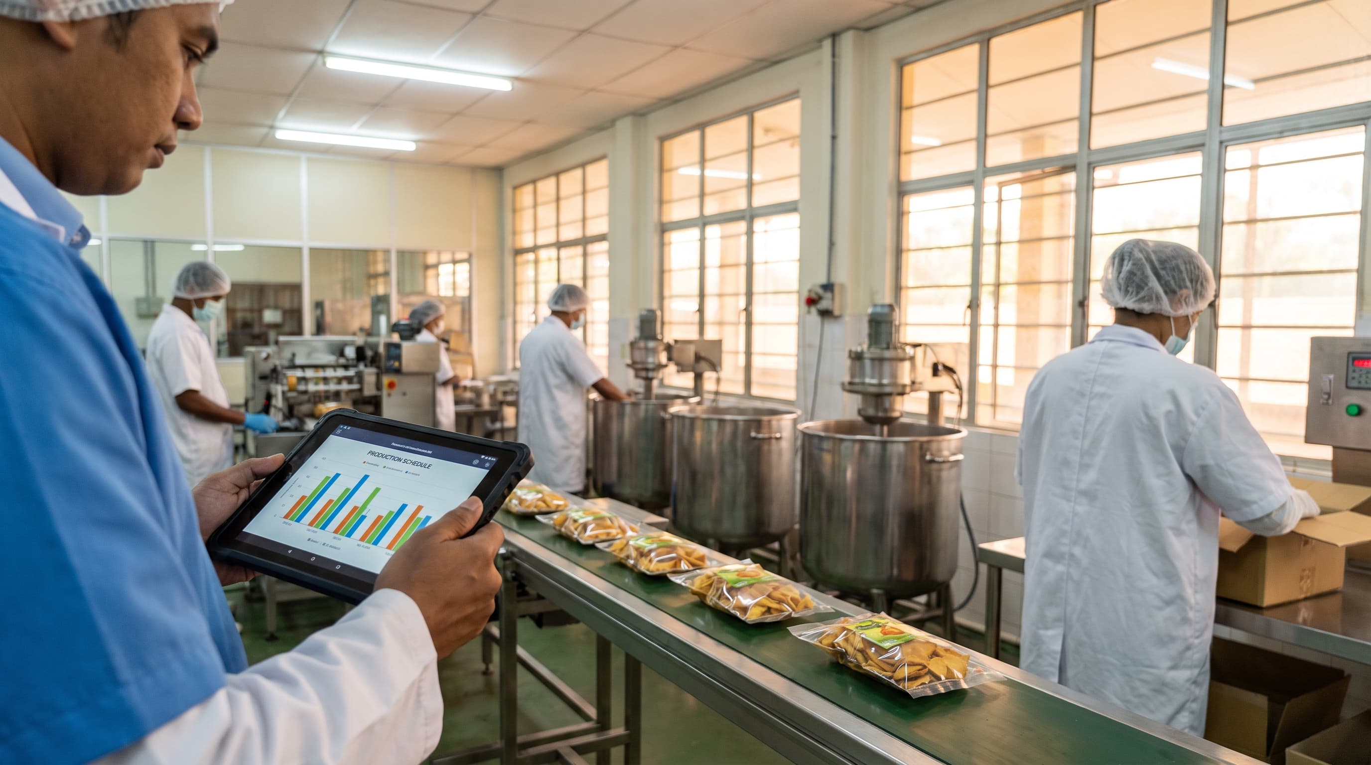 Perak AI Agency case study — A Taiping-based food processor was losing 3-4 production days a month to unscheduled stops