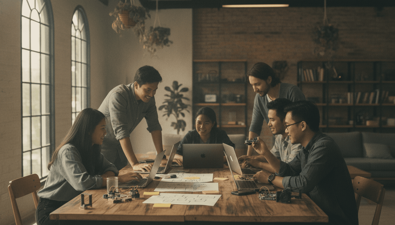 Malaysian SME workshop where custom business systems and AI tools are studied, specced and built from scratch