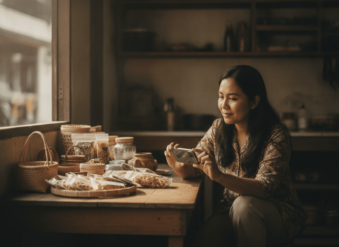 A Malaysian founder preparing a listing for a real, working business